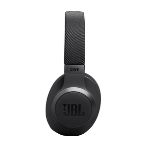 JBL Live 770NC - Black - Wireless Over-Ear Headphones with True Adaptive Noise Cancelling - Left